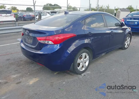 2013 Hyundai Elantra Gls from USA, damaged, VIN 5NPDH4AE8DH173513